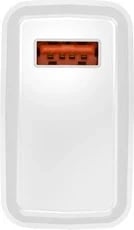 Karikues rrjeti NATEC Ribera USB-A 18W, i bardhë