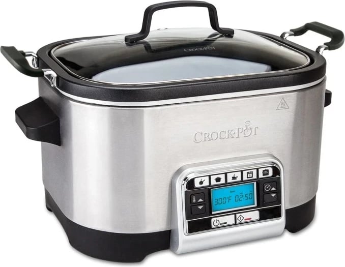 Tenxhere e ngadalshme CROCK-POT CSC024X, 5.6 L, E zezë, Inoks