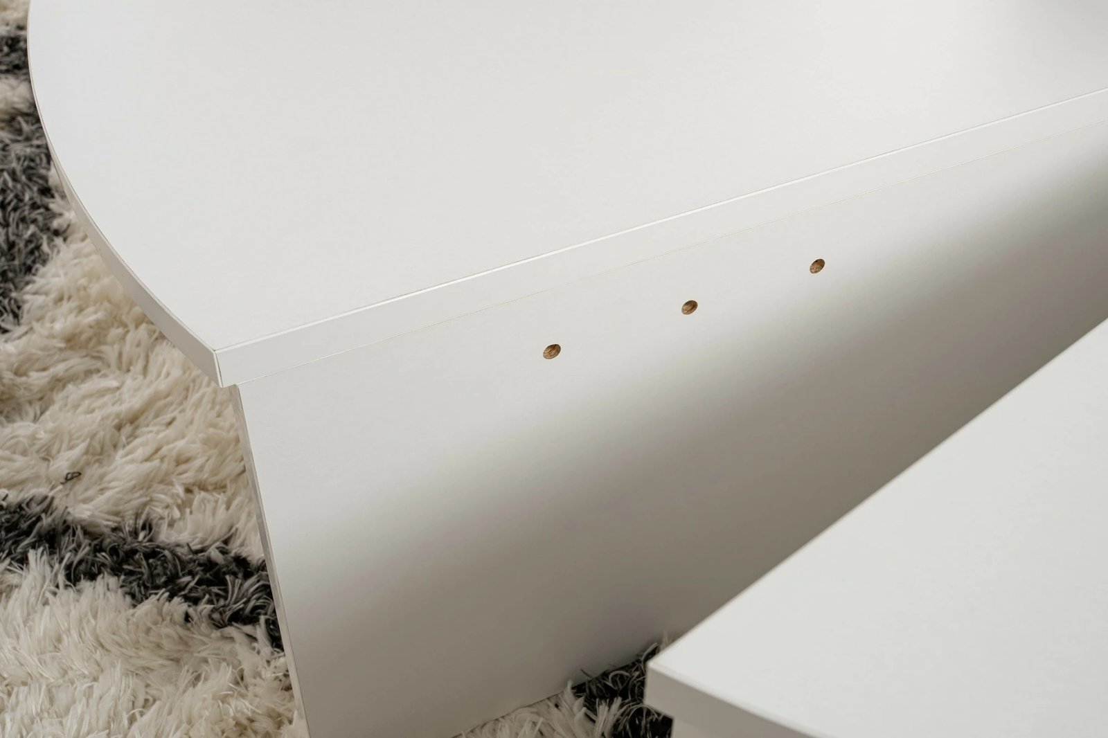 Set tavolinash kafeje Nordure, Orion, e bardhë