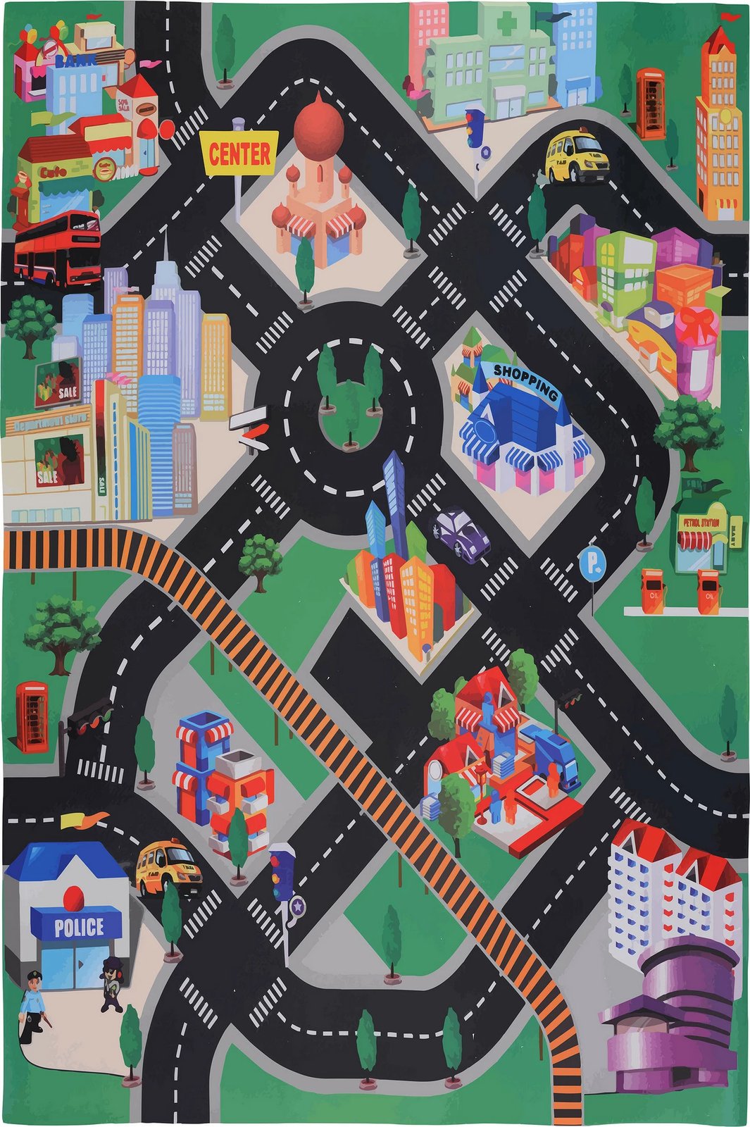 Qilim korridori, shumëngjyrësh, 80x300cm, Conceptum Hypnose, WOOKECE159