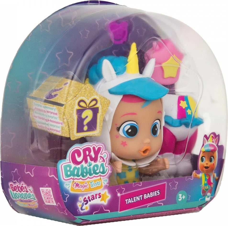 Kukull Cry Babies Magic Tears Di Stars Talent Dreamy, Tm Toys, IMC916142, plastikë, për vajza, shumëngjyrëshe
