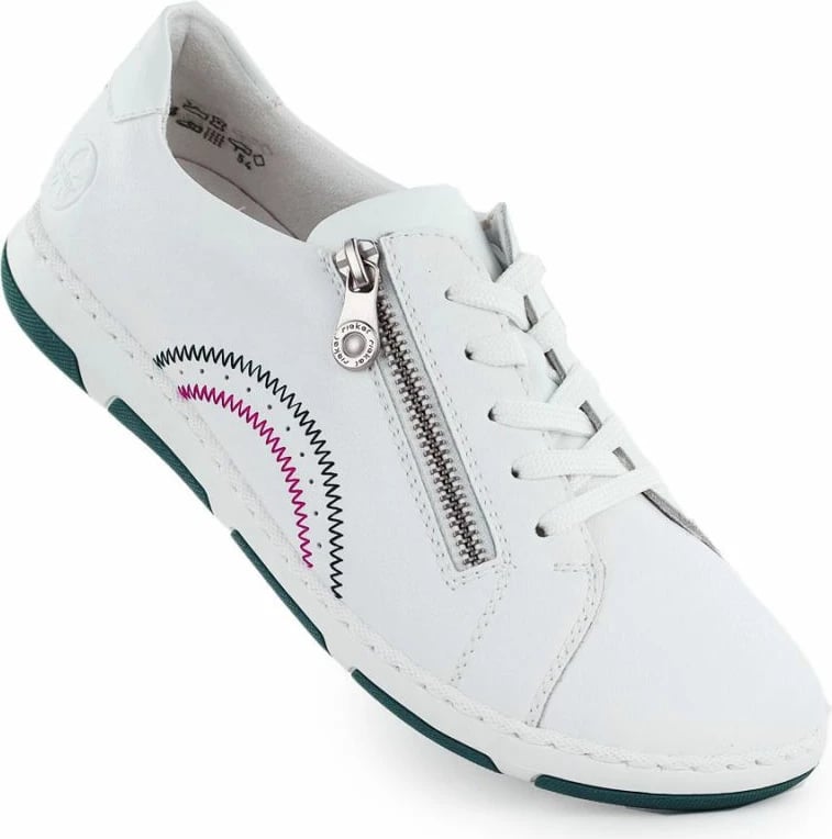 Çizme të shkurta për femra Rieker, të bardha