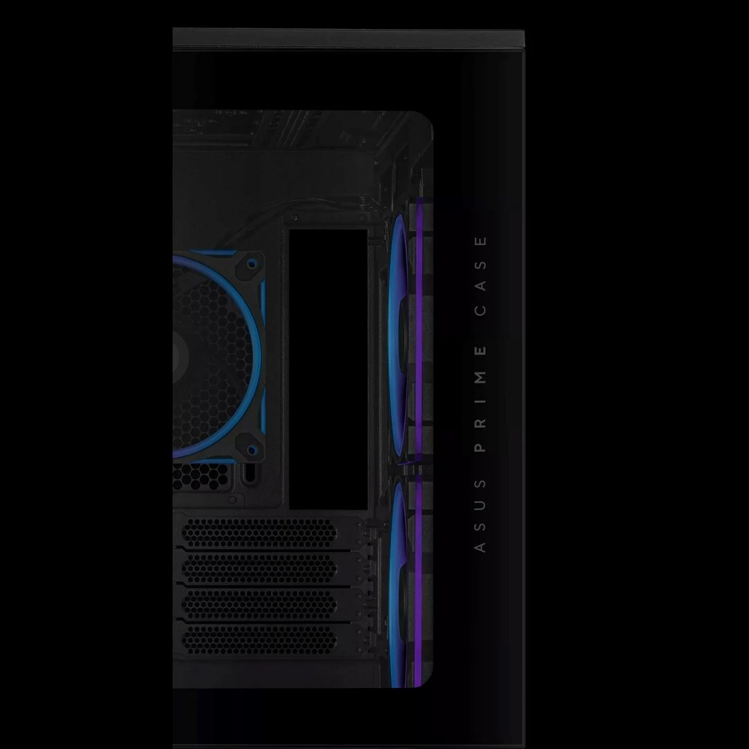 Kasë ASUS PRIME AP202 TG ARGB, e zezë