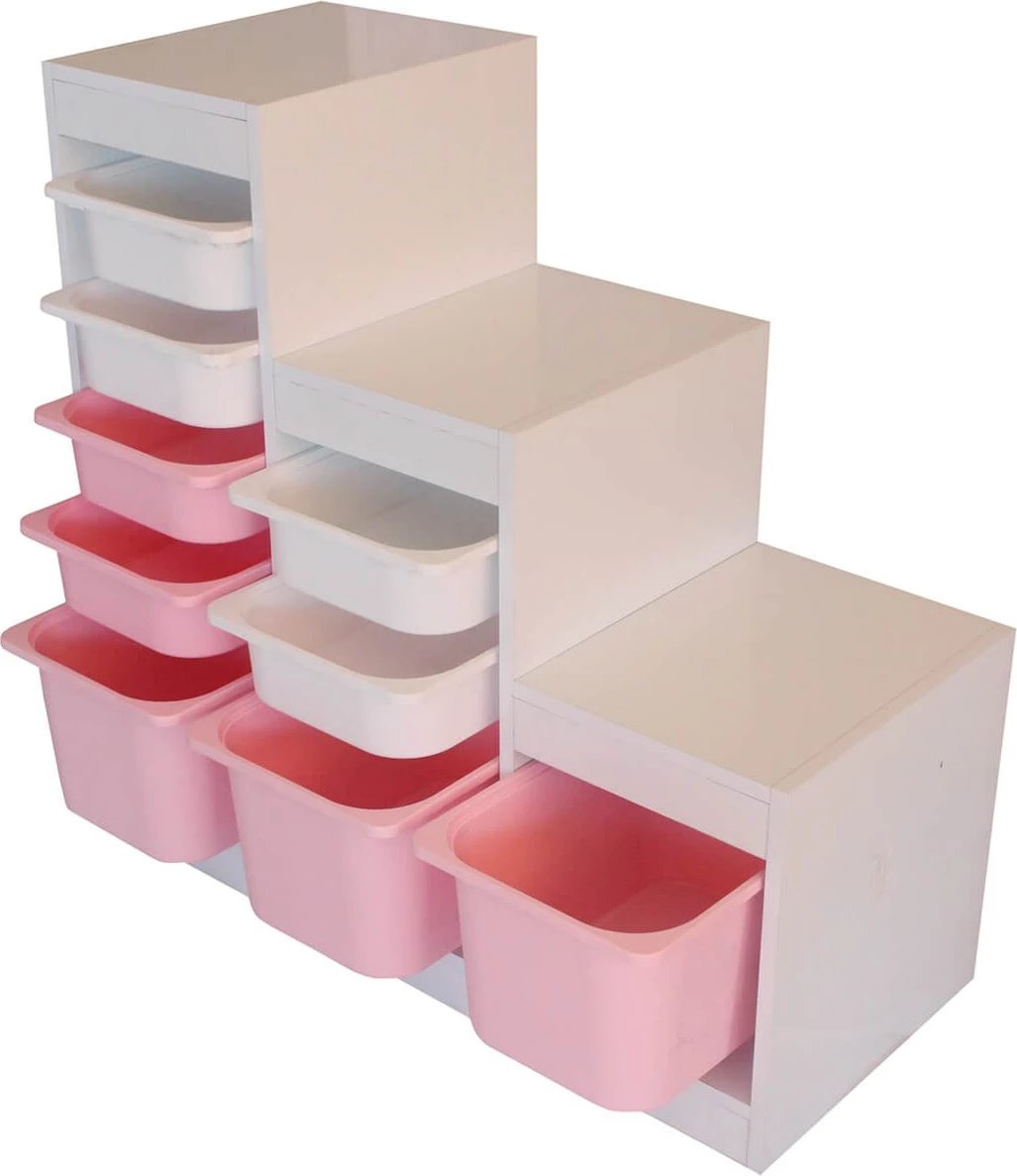 Dollap multifunksional Skye Decor, organizues i bardhë