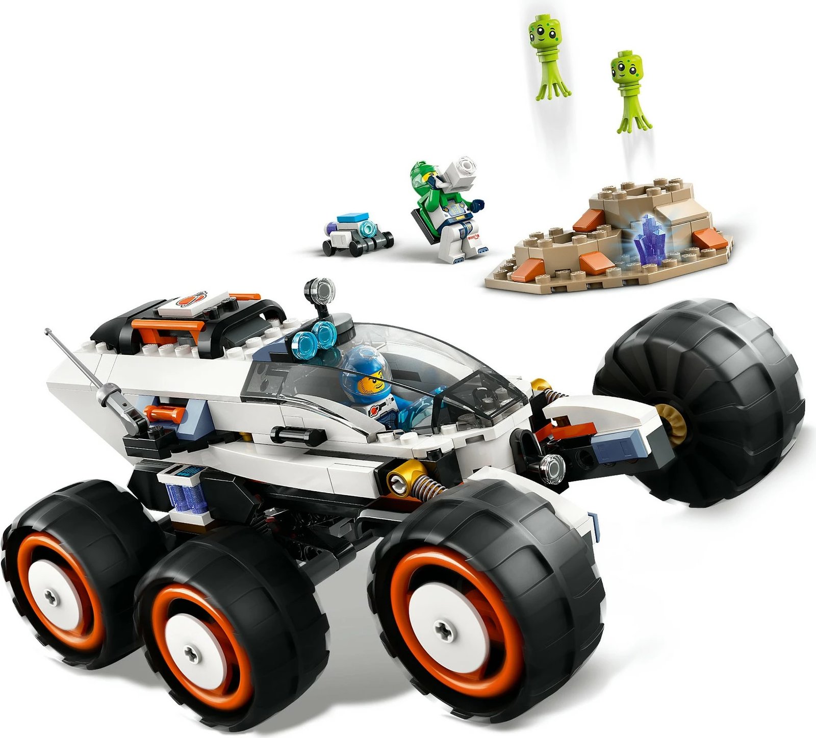 Set ndërtimi LEGO City 60431, rover hapësinor, 311 pjesë, shumëngjyrësh