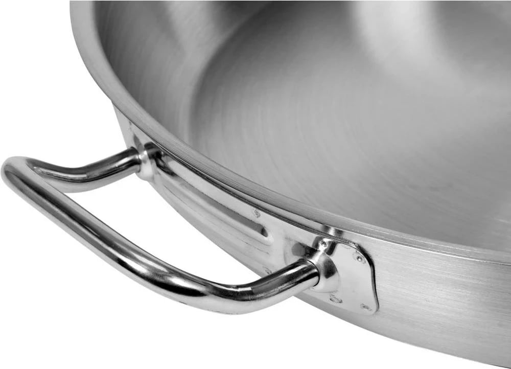 Tigan i gjithanshëm YATO YG-00105, çelik inox, 40 cm, 2 doreza, Rrethor