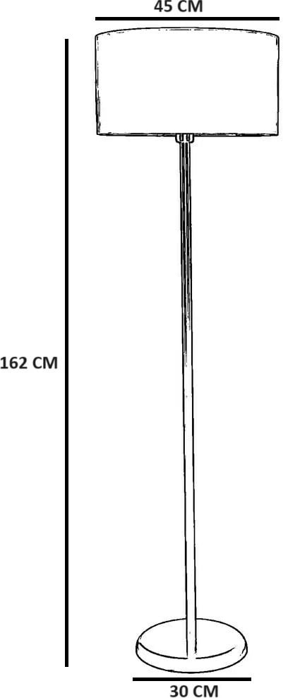 Set llambë tavani dhe llambë dyshemeje Opviq, ngjyrë druri dhe e zezë, 8873-2
