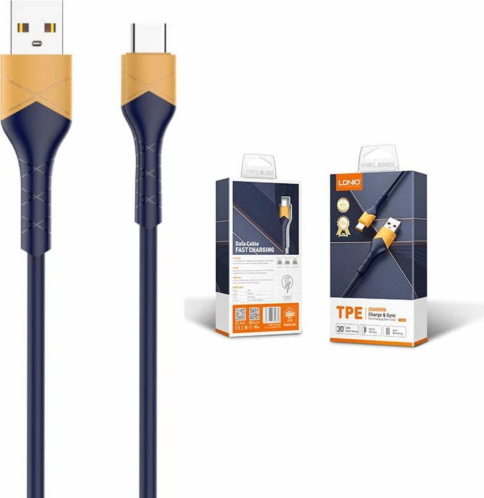 Kabllo E Karikimit LDNIO LS802 (Kaltër e mbyllur) Kabllo E Karikimit LDNIO LS802 (Kaltër e mbyllur)