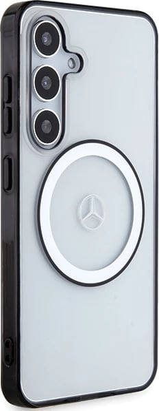 Mbështjellës Mercedes Printed Logo MagSafe për Samsung Galaxy S24, Transparent