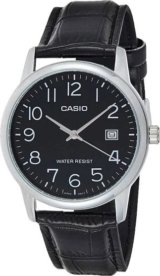 Orë dore Casio Collection Date për meshkuj, e zezë