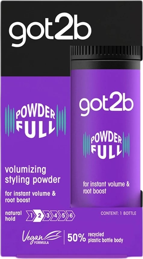 Pluhur për volum të flokëve Got2B PowderFul për femra 10g