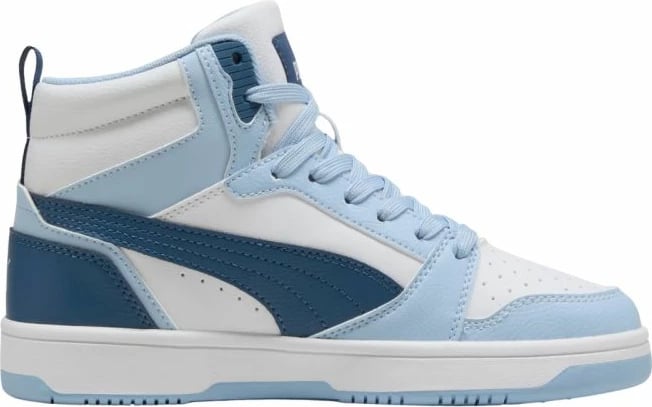 Atlete për fëmijë Puma, të bardha e kaltër