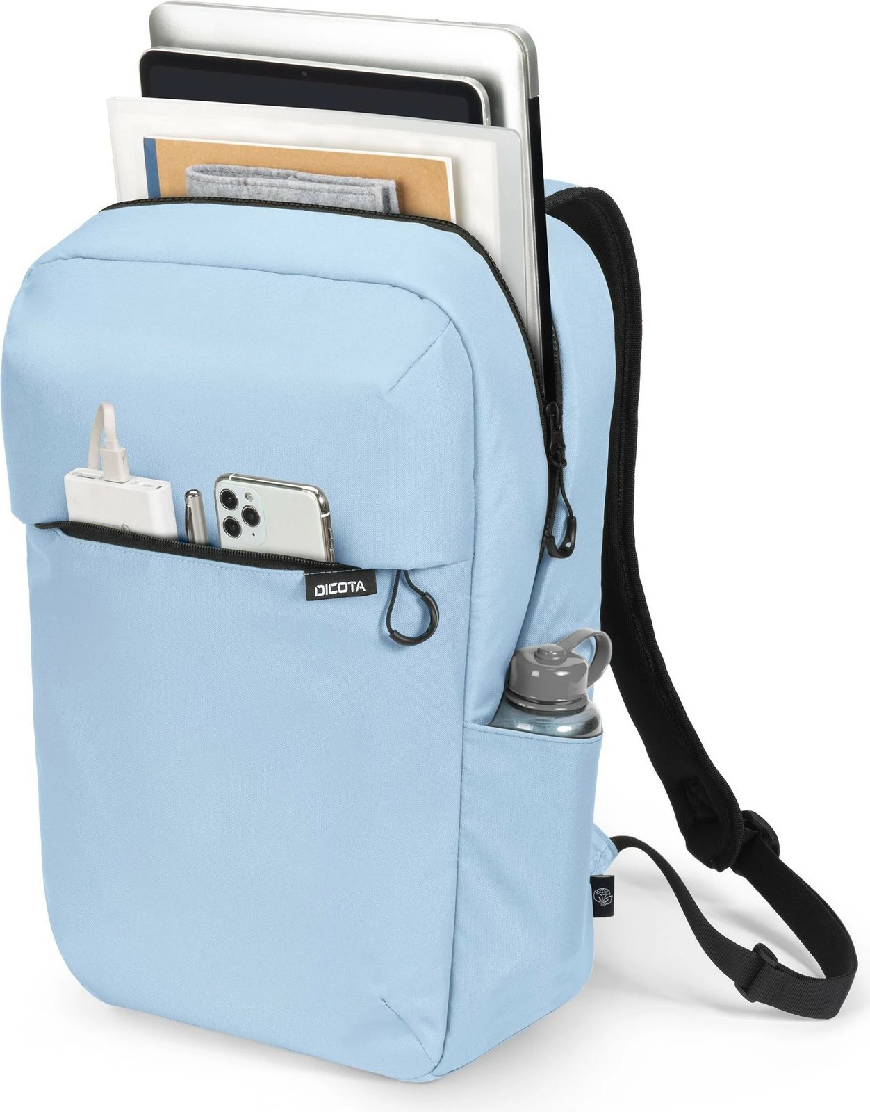 Çantë shpine DICOTA D32122-RPET, 16", Notebook, Poliester, Ice Blue