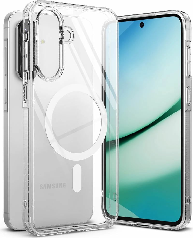 Mbështjellës Ringke Fusion Magnetic MagSafe për Samsung Galaxy A36 / A56 5G, Transparent