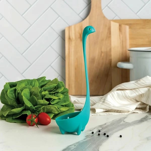 Lugë supë OTOTO Nessie, plastikë, turquoise