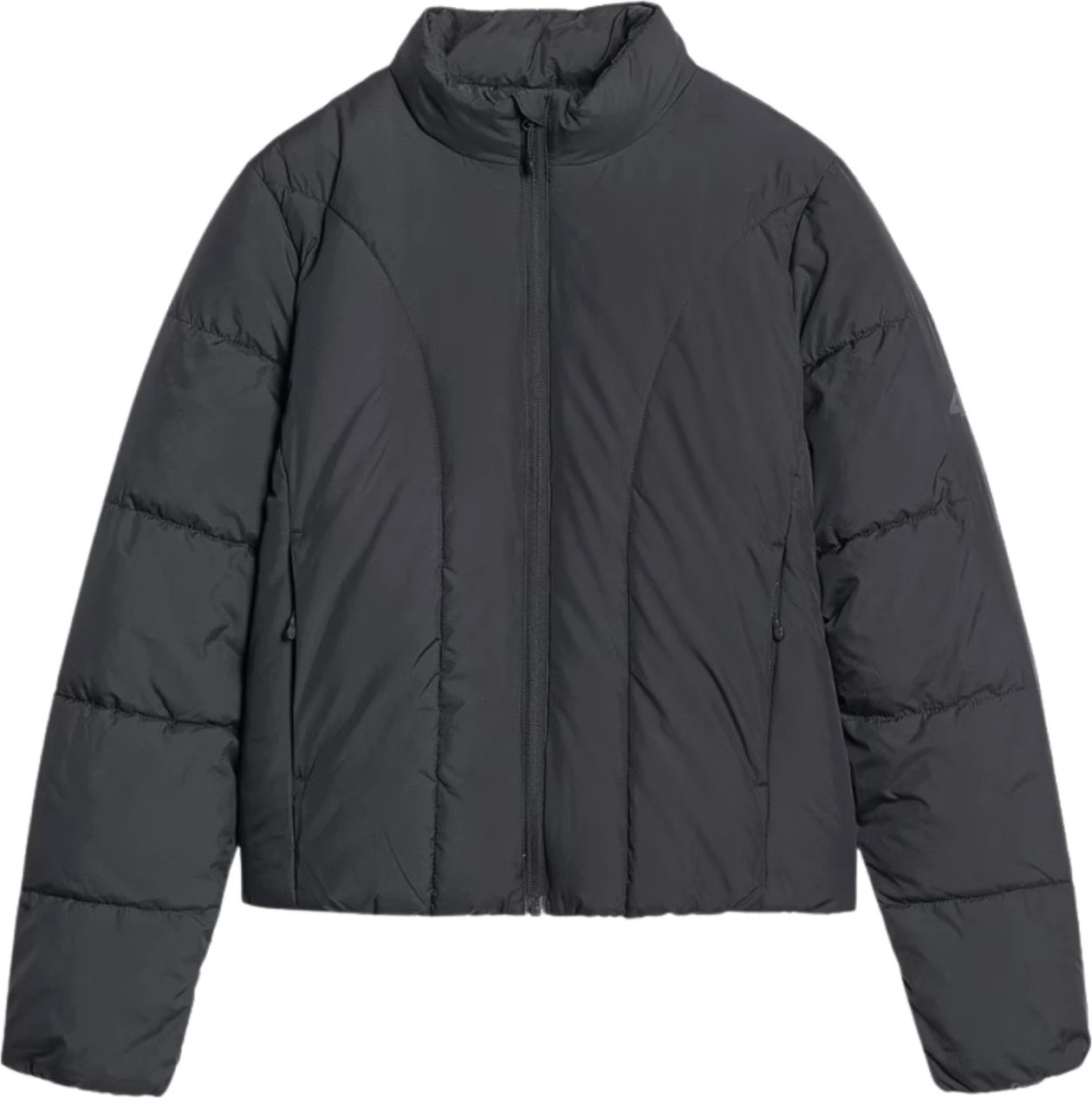 Jakne dimri për femra 4F, e zezë