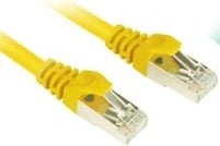 Kabllo rrjeti Sharkoon Cat6 RJ-45 1m e verdhë