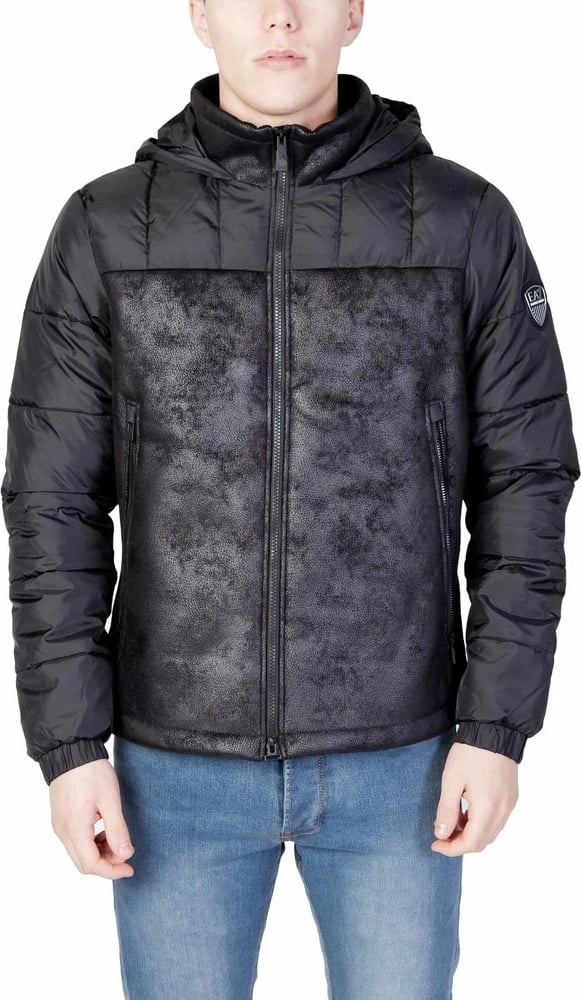 Jakne për meshkuj EA7 Emporio Armani, e zezë