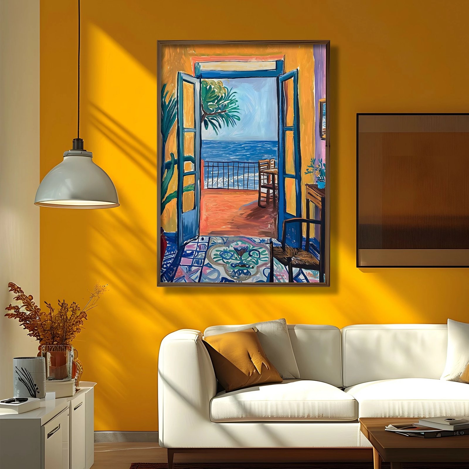 Pikturë dekorative me kornizë MDF, Wallity, GE023-L