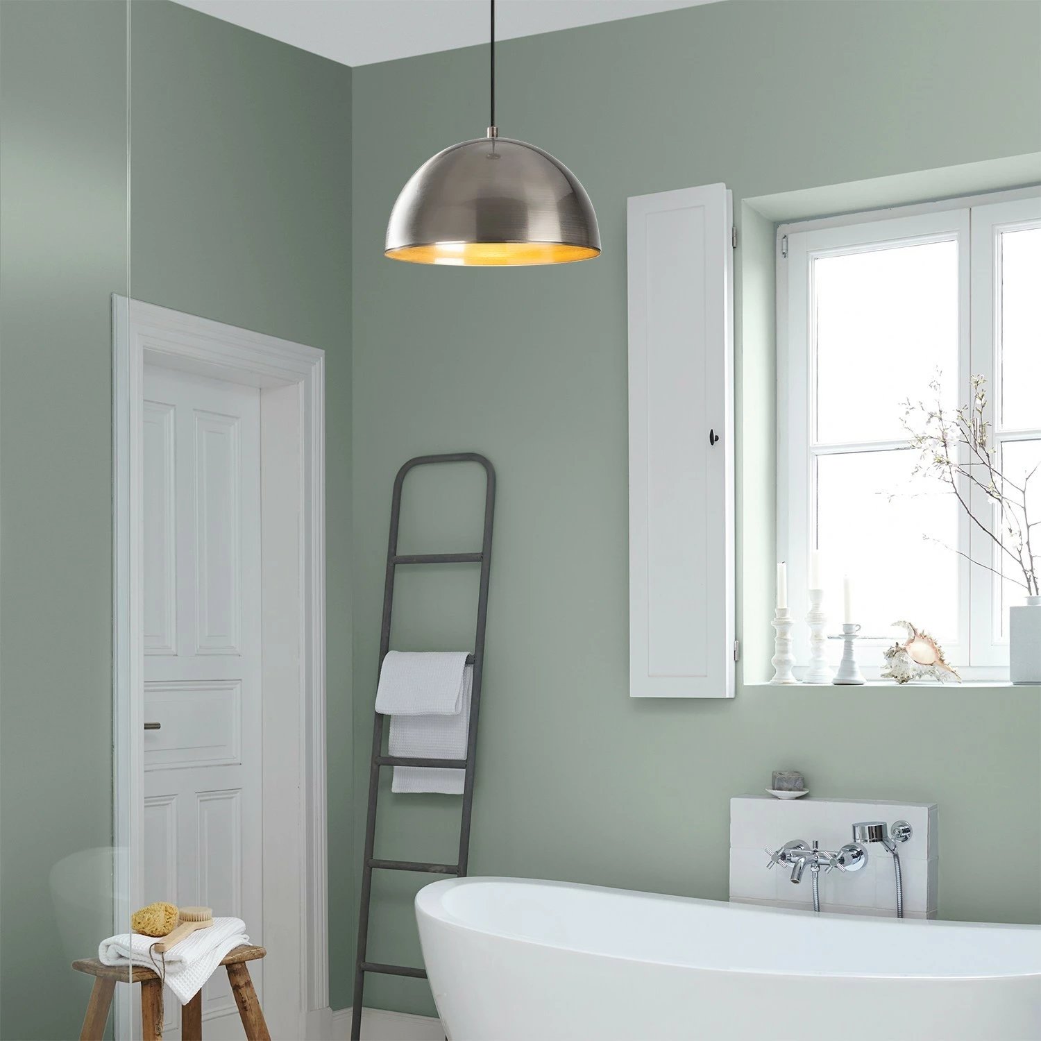 Llambë tavani Opviq, Berceste - 231-S, ngjyrë argjendi