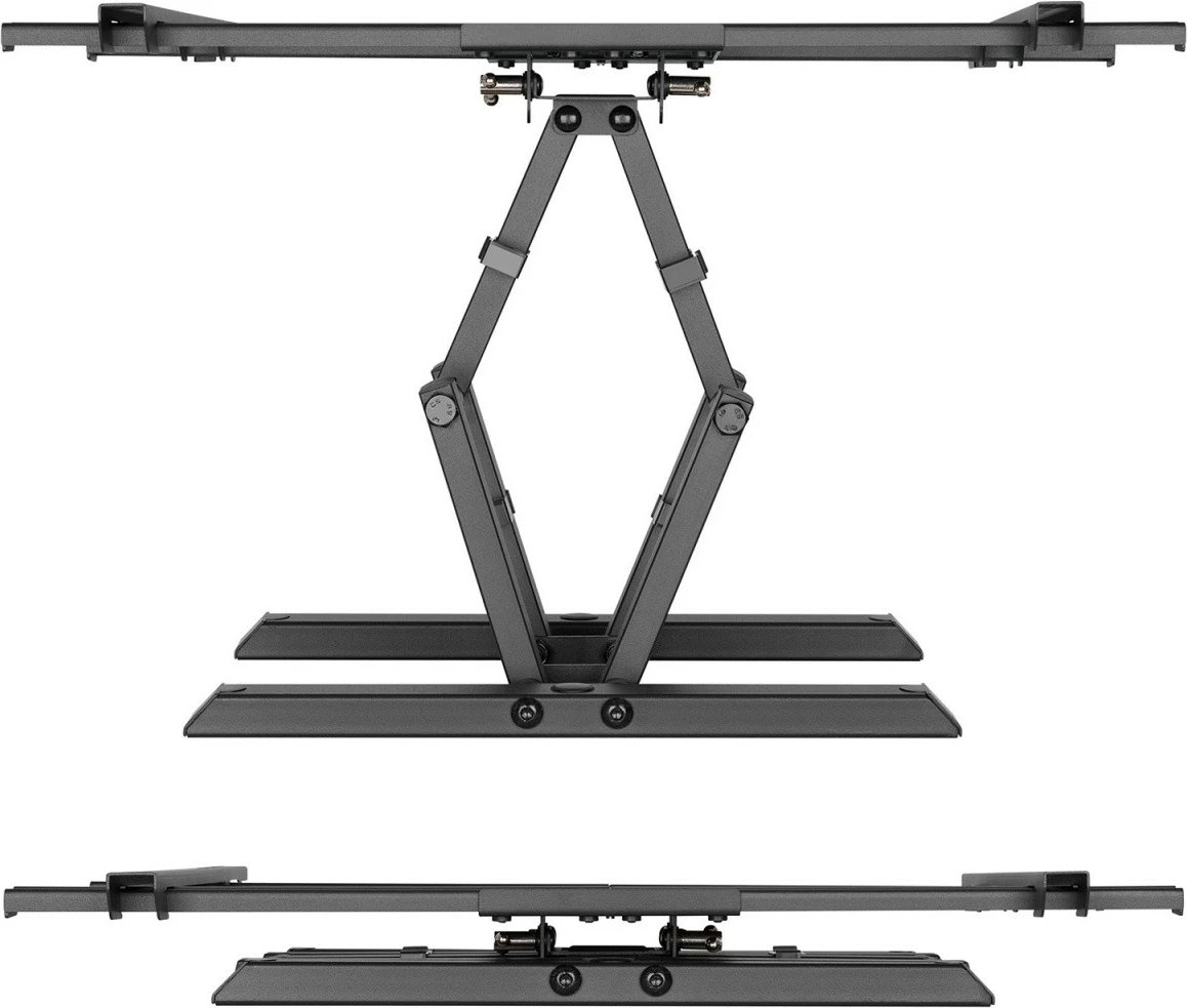 Mbajtëse muri për TV Maclean MC-881, për ekrane 37-80 inç, deri 60 kg, Metal, E zezë