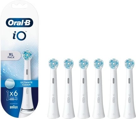 Koka brushash Oral-B iO Ultimate Clean CW-6, 6 copë, e bardhë