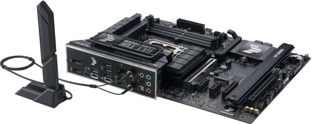 Pllakë amë Asus TUF GAMING Z890-PLUS WIFI, ATX, DDR5, LGA1851, Thunderbolt 4, Wi-Fi, e zezë