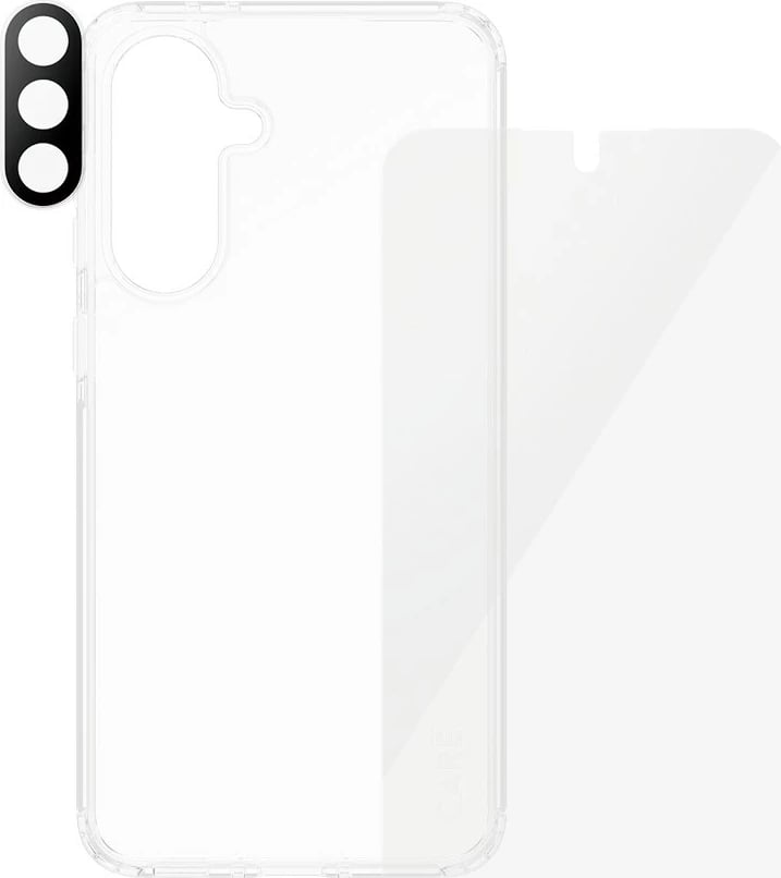 Mbështjellës PanzerGlass për Samsung Galaxy A56 5G, set 3-në-1, transparent