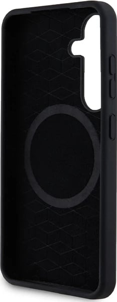 Mbështjellës BMW M Silicone Printed Ring MagSafe për Samsung Galaxy S24, i zi