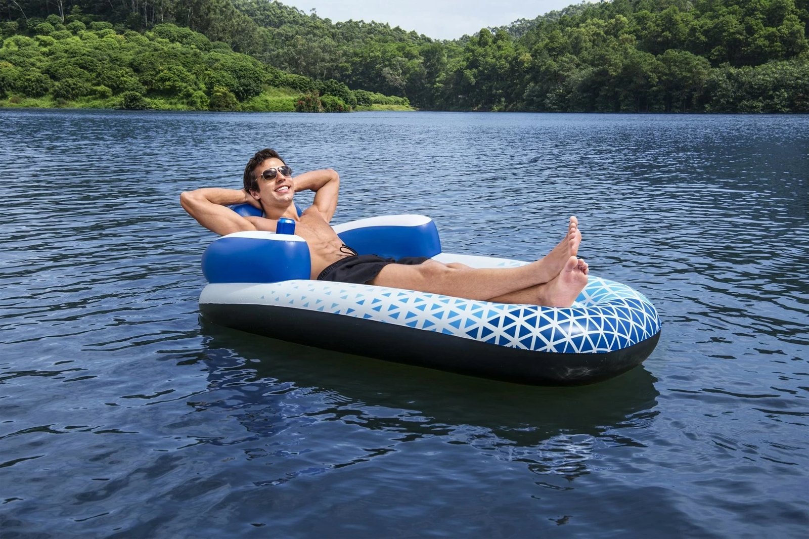 Dyshek uji Bestway Hydro-Force Indigo Wave Pool Lounge 1.83 m, Blu Dyshek uji Bestway Hydro-Force Indigo Wave Pool Lounge 1.83 m, Blu