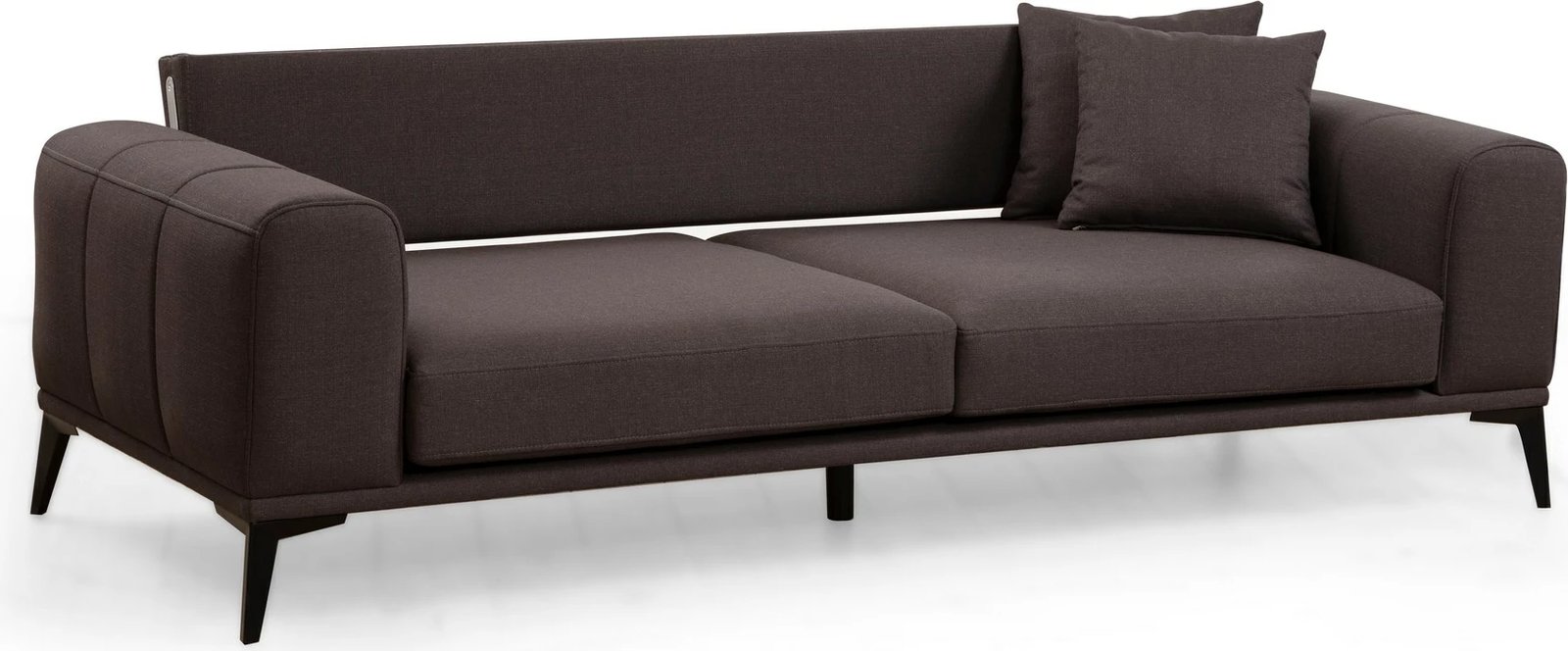 Divan treshe Kenzo, ngjyrë gri