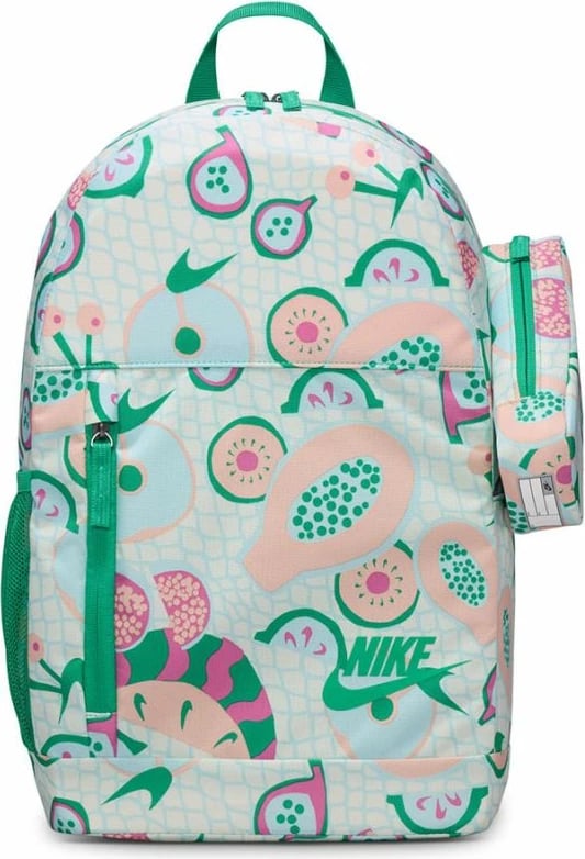 Çantë shpine Nike për fëmijë, e bardhë e gjelbër