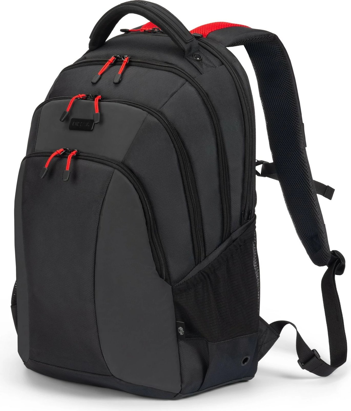 Shpinë DICOTA D32119-RPET, 16", Kasë për laptop, rPET, e zezë dhe e kuqe