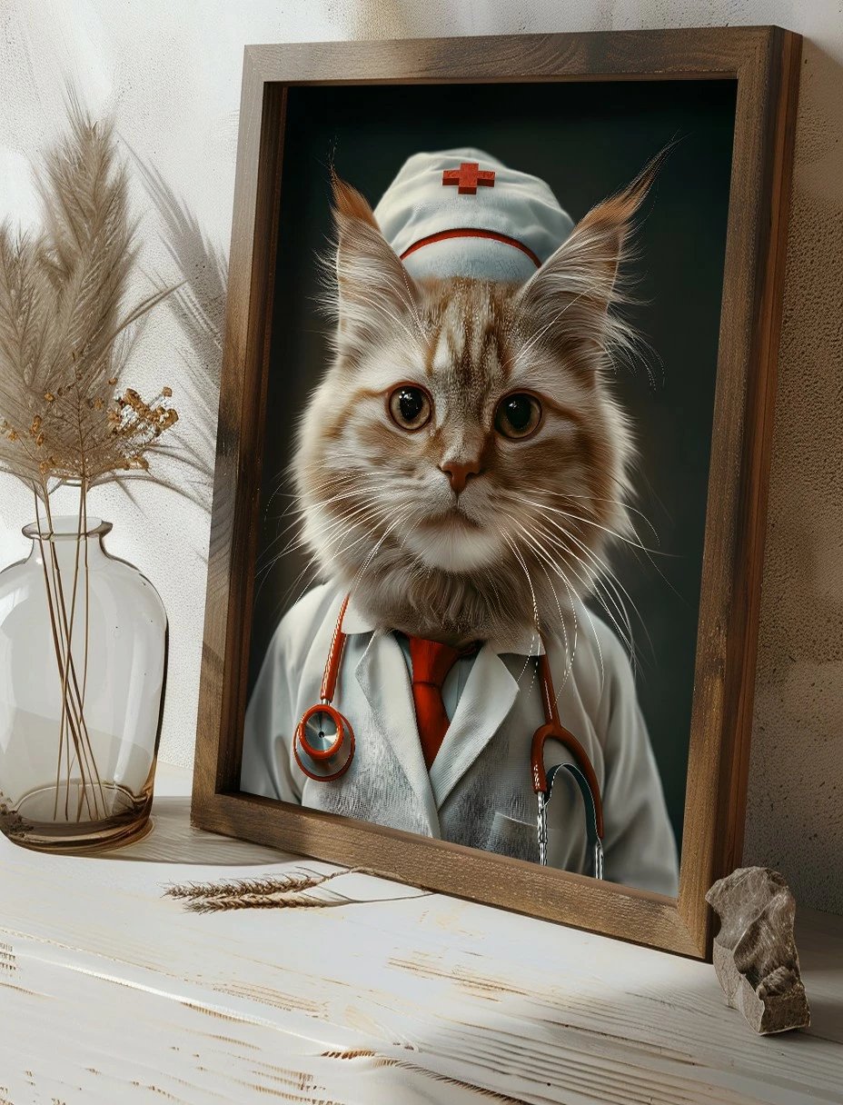 Pikturë dekorative me kornizë MDF, Wallity, GE039-L, shumëngjyrëshe, 35x47x3.5cm