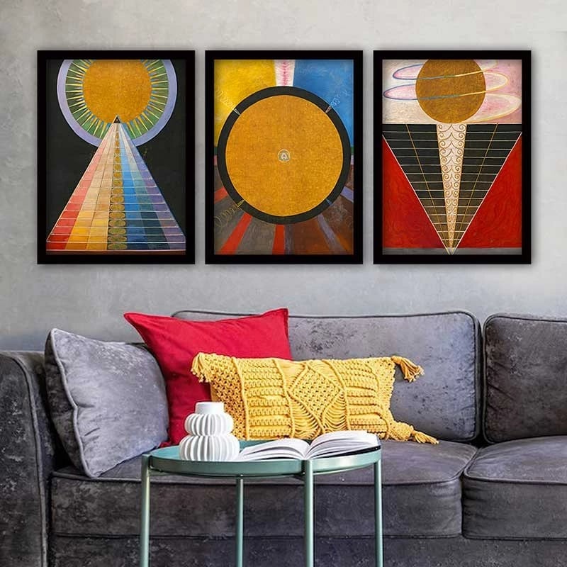 Pikturë dekorative me kornizë (3 copë), Wallity, 3SC_UN10080921_5575