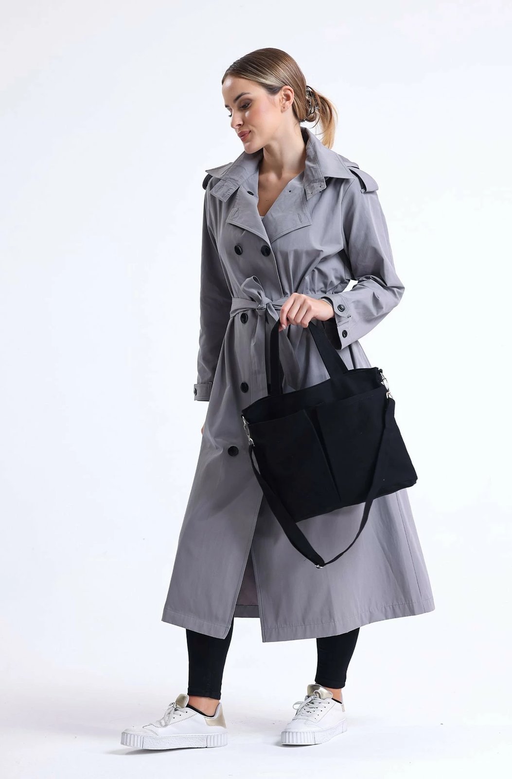 Çantë tote Zoozie Bags, 2063, ngjyrë e zezë