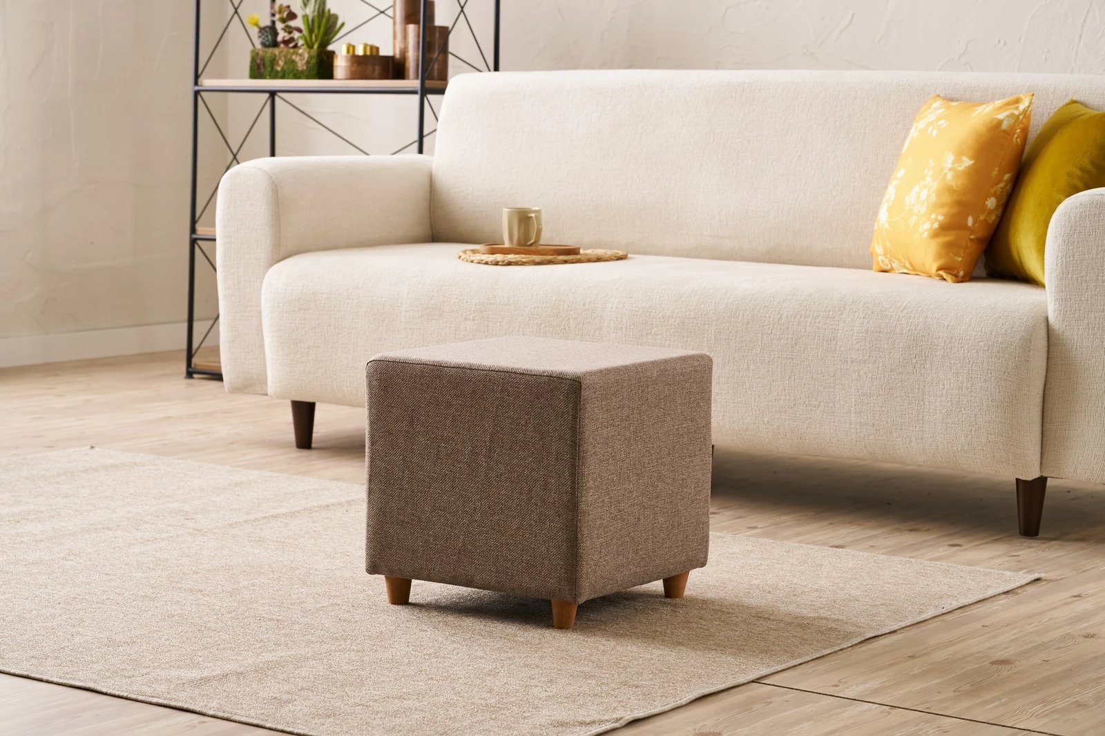 Puf Atelier del Sofa, Olimpos, ngjyrë kafe