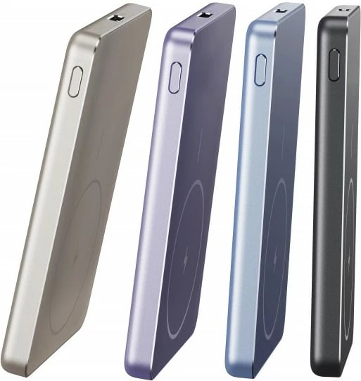 Bateri e jashtme, XIAOMI, Super Slim Magnetic 5000 (71819), 5000 mAh, USB-C 3 A, magnetike, e zezë