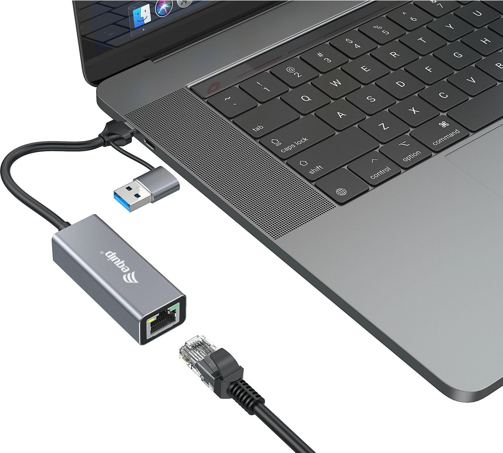 Adapter rrjeti USB-C në 2.5 Gigabit Ethernet Equip 133495, USB Type-A/USB Type-C, 2500 Mbit/s, hiri