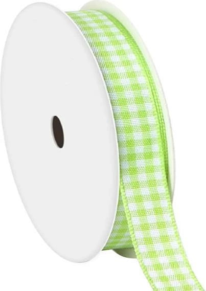 Shirit dekorativ NEXT 16238-38, 25mm x 45m, me skaje të gjelbra