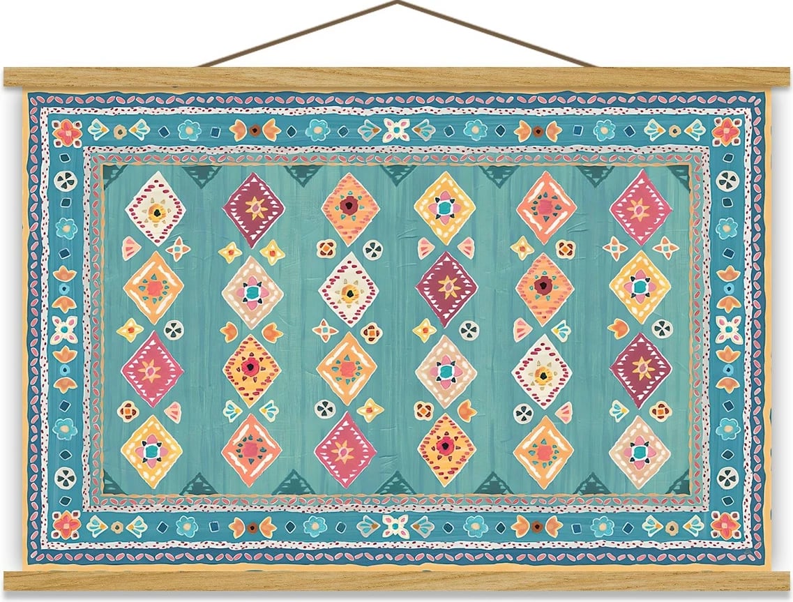 Pikturë dekorative me kornizë, shumëngjyrëshe, Wallity MRG31, 50x70cm