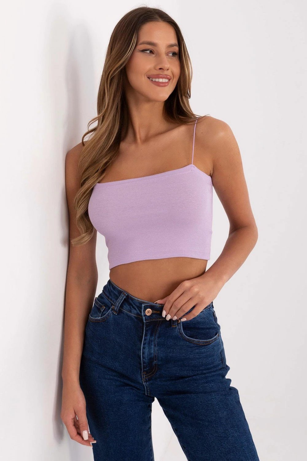 Crop top Sublevel 214211 femra, violet