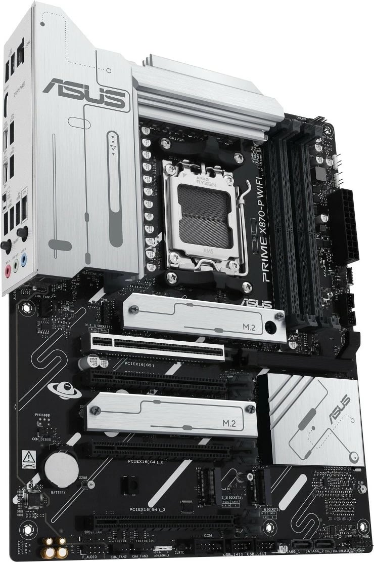 Pllakë amë Asus PRIME X870-P WIFI, Socket AM5, DDR5, ATX, e zezë