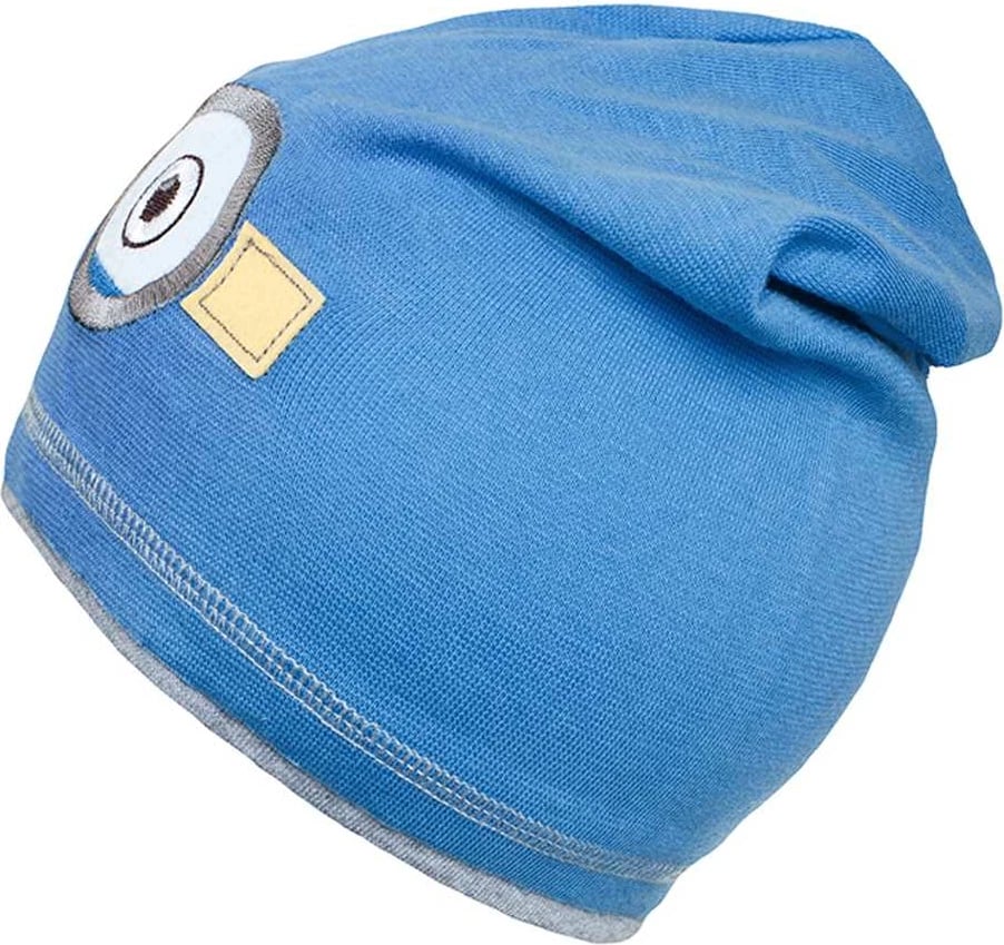 kapelë për bebe vjeshte, New Baby, Mimoň, madhësi 110 (4-5 vjet), pambuk 100%, blu