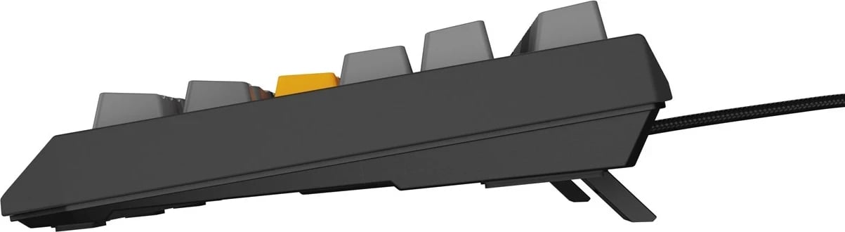 Tastierë mekanike GENESIS Thor 230 TKL, QWERTY, RGB, Wireless + Bluetooth + USB, Zezë/Gri/Portokalli
