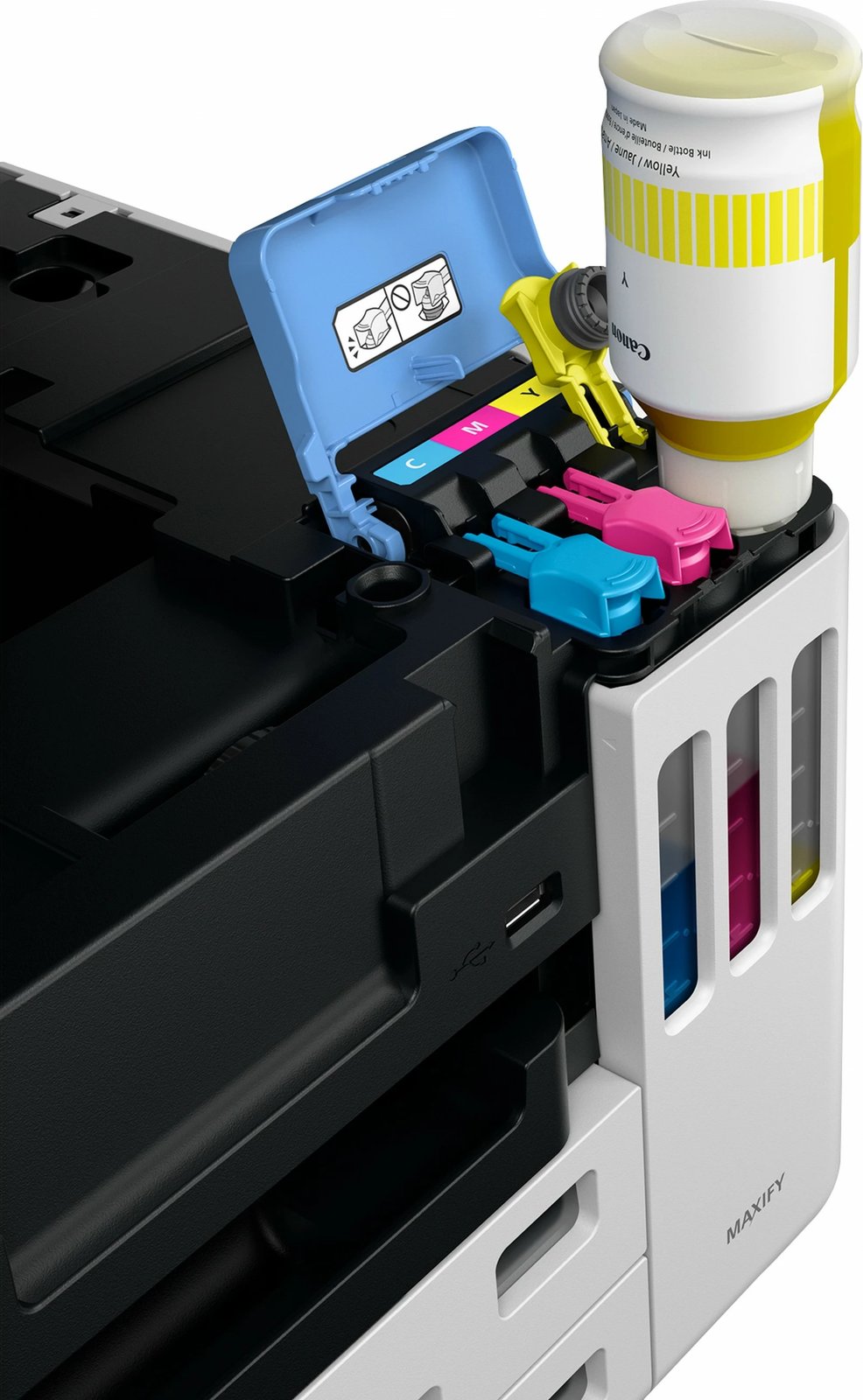 Printer Canon MAXIFY GX7050 MegaTank, Inkjet, Printim me ngjyra, 600 x 1200 DPI, A4, Printim direkt, Bardhë, Zi Printer Canon MAXIFY GX7050 MegaTank, Inkjet, Printim me ngjyra, 600 x 1200 DPI, A4, Printim direkt, Bardhë, Zi