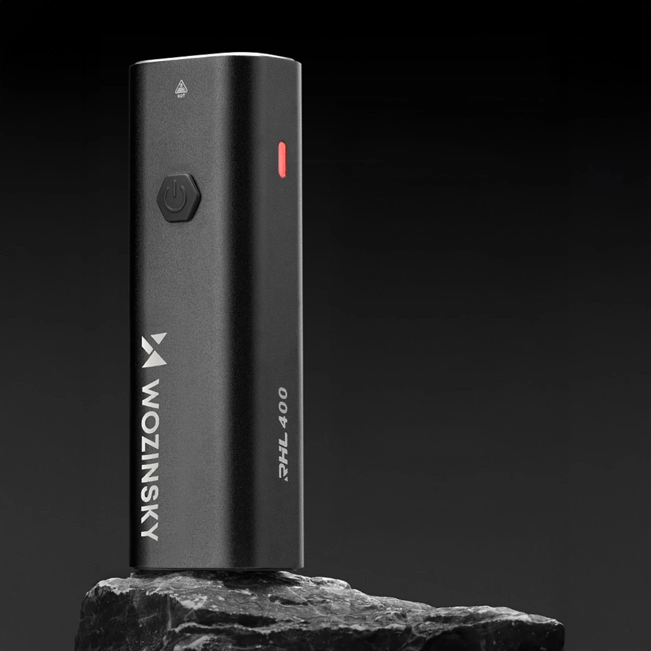 Set drita biçiklete Wozinsky WSBLB2, 400 lm, USB-C, e zezë