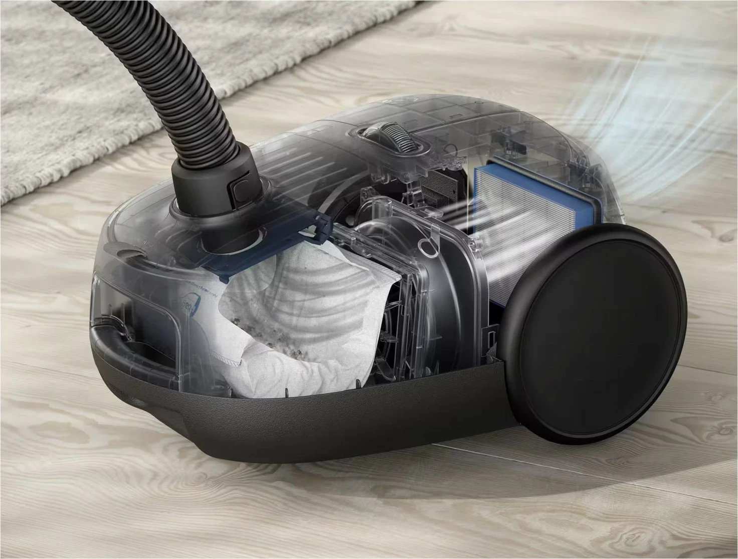 Kasë Electrolux 600 Clean EB61C1OG, 3.5L, HEPA, e gjelbër