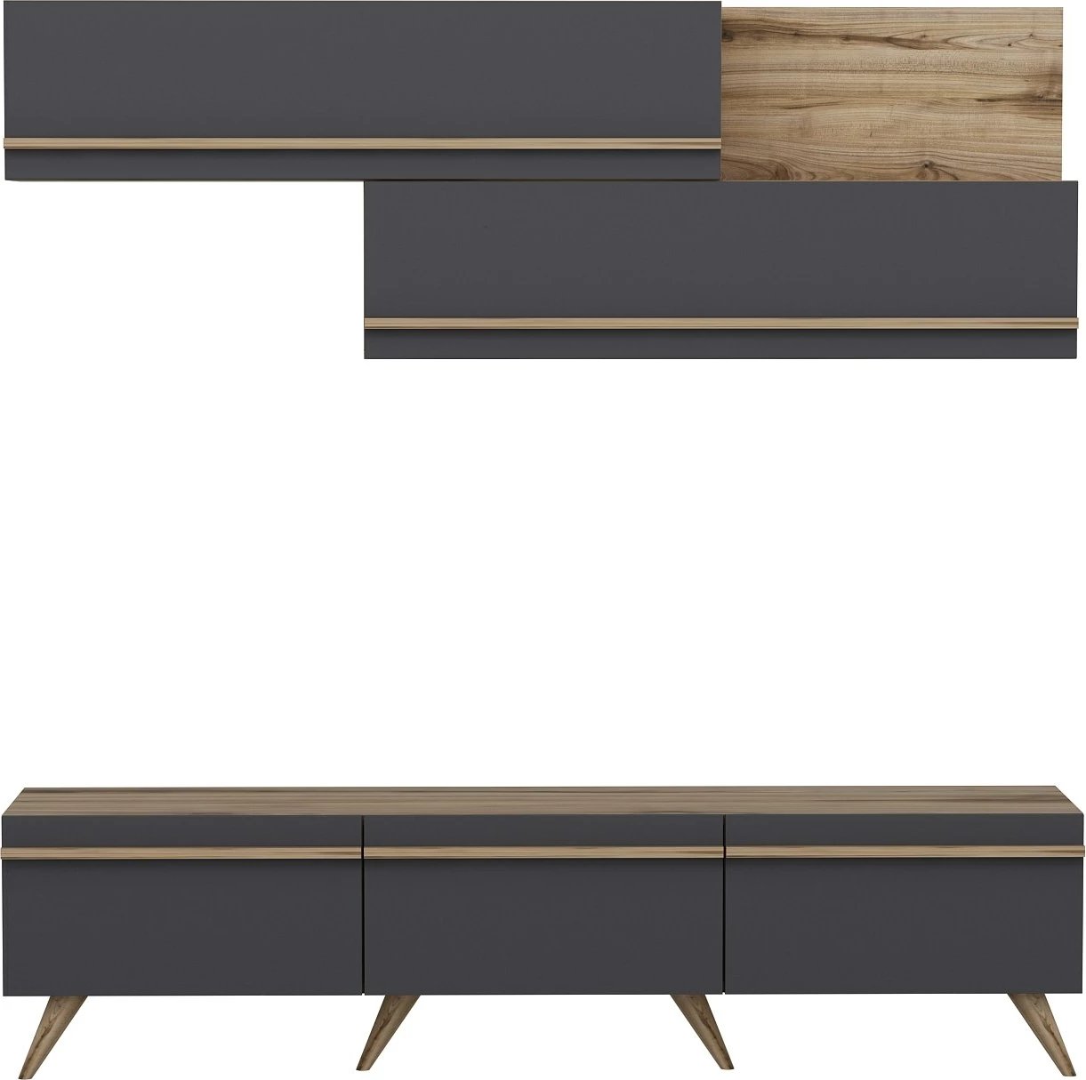 Njësi TV Skye Decor, Amsterdam - antracit, Ciragan