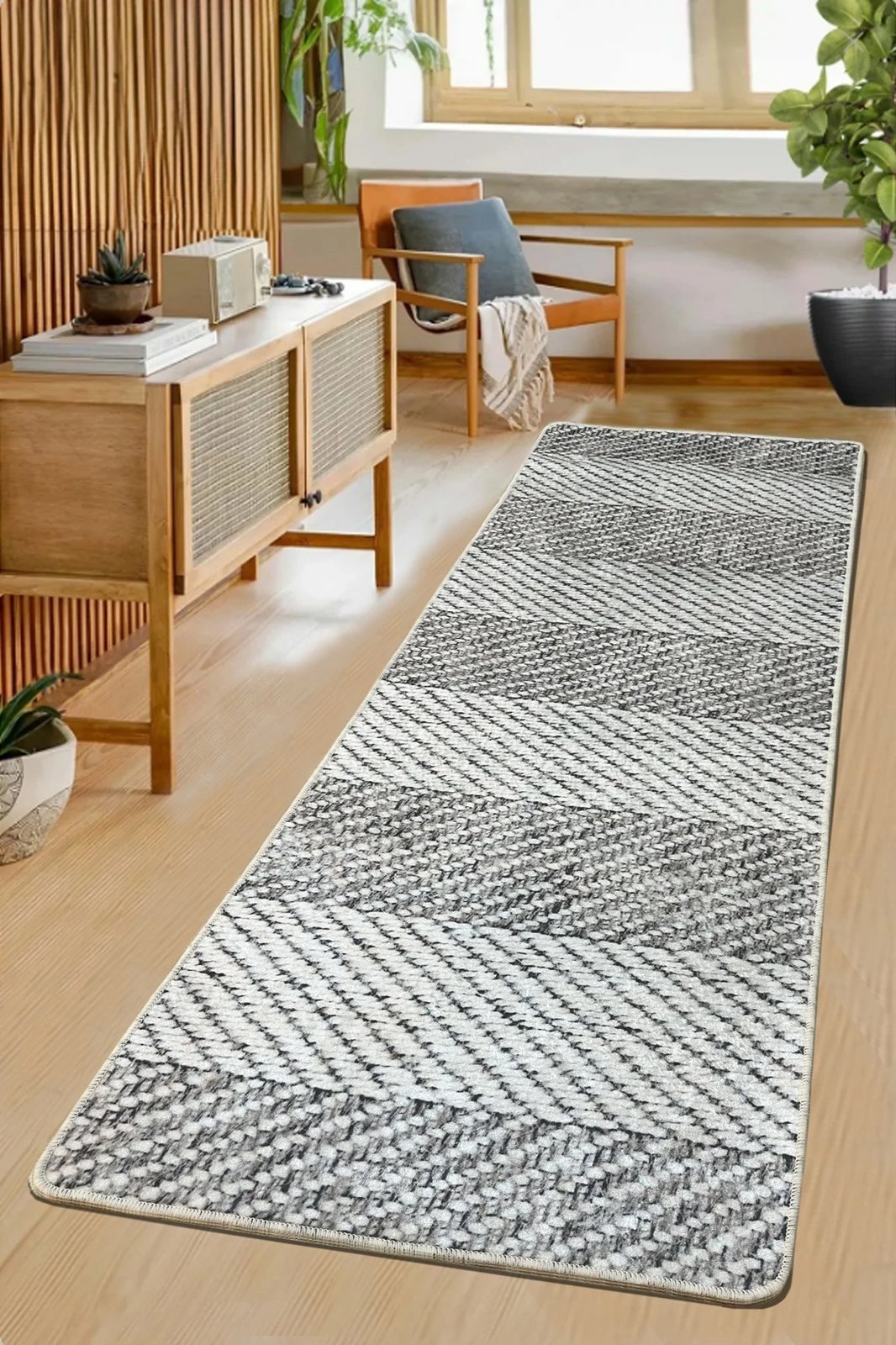 Qilim korridori, shumëngjyrësh, 80x300cm, Conceptum Hypnose, Tresse Corde Djt